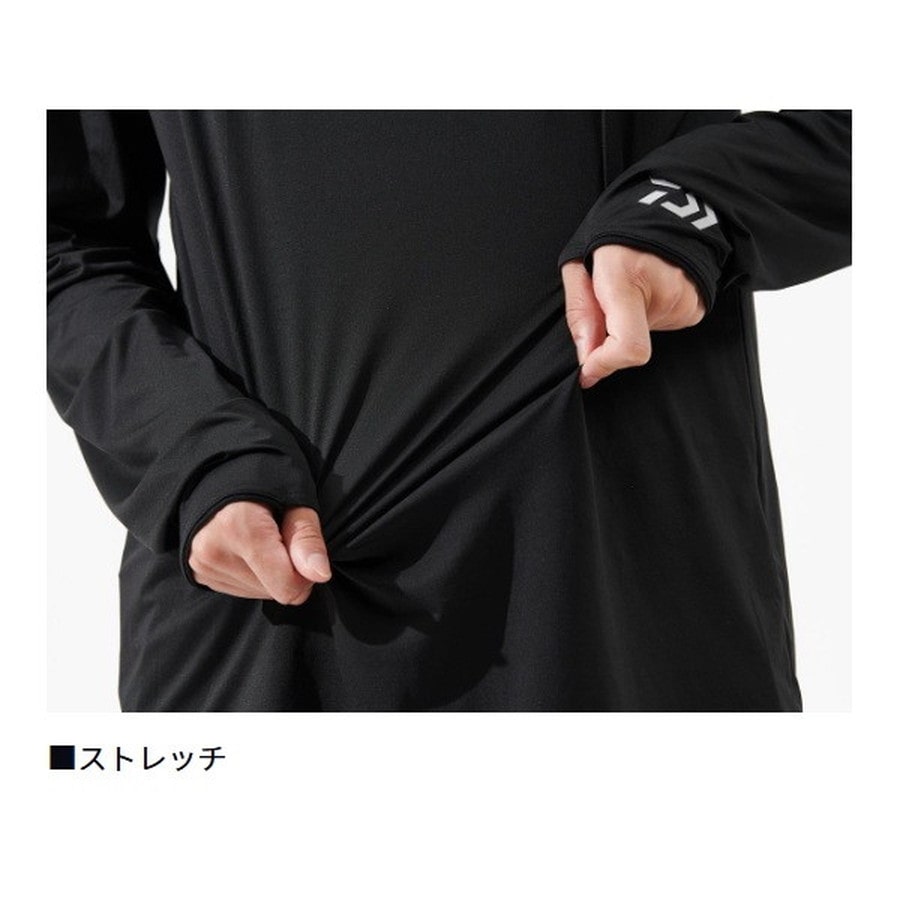 ダイワ ウェア DE-6025 ICEDRY ラッシュガードハイネック ガンメタル 2XL