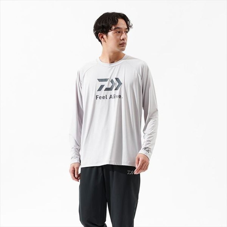 ダイワ ウェア DE-6225 ICEDRY ロングスリーブシャツ マリンブルー M