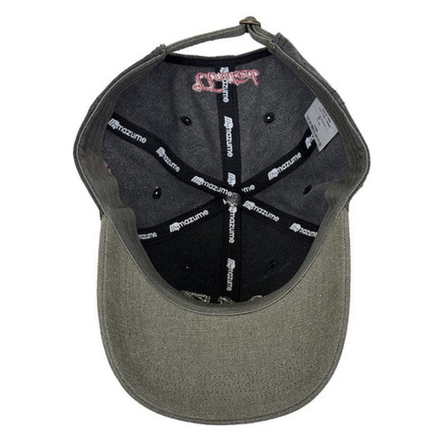 オレンジブルー 帽子 MZCP-850 mazume ウォッシュキャップ ブラック フリー