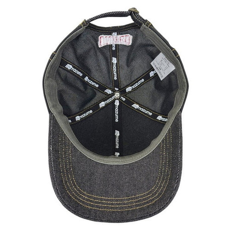 オレンジブルー 帽子 MZCP-851 mazume メッシュキャップ デニム ブラック フリー