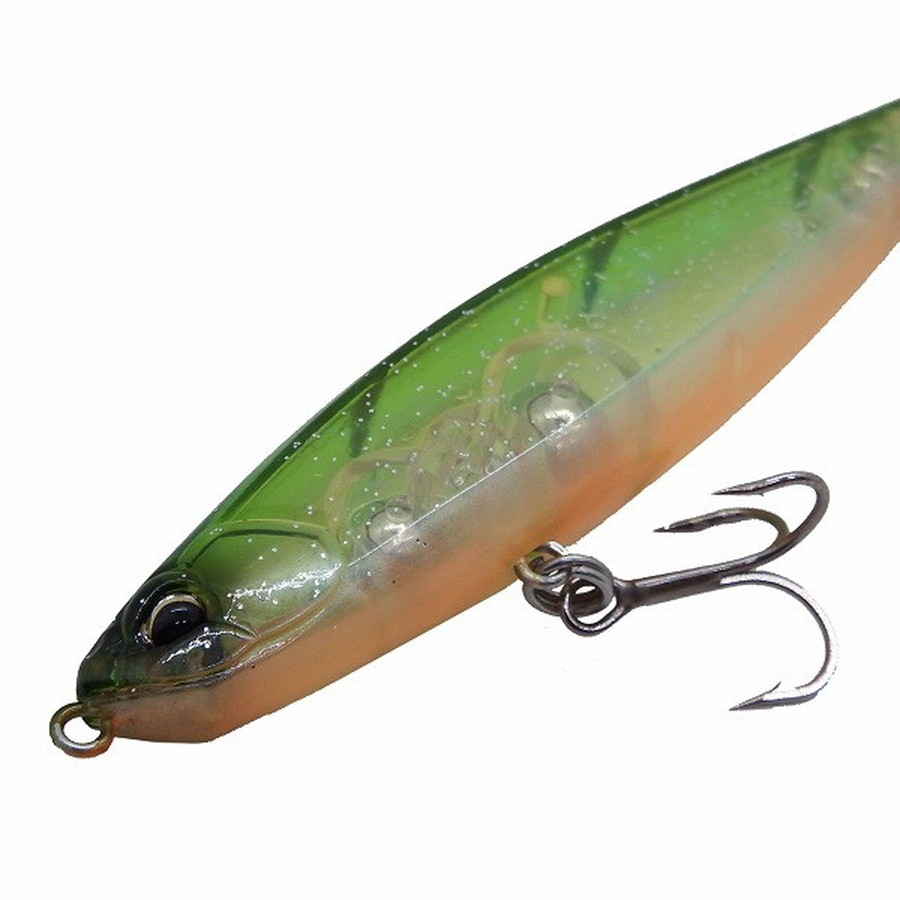 Zeeee! シーバスルアー サーフェイスコントローラー80 ゴーストライムOB