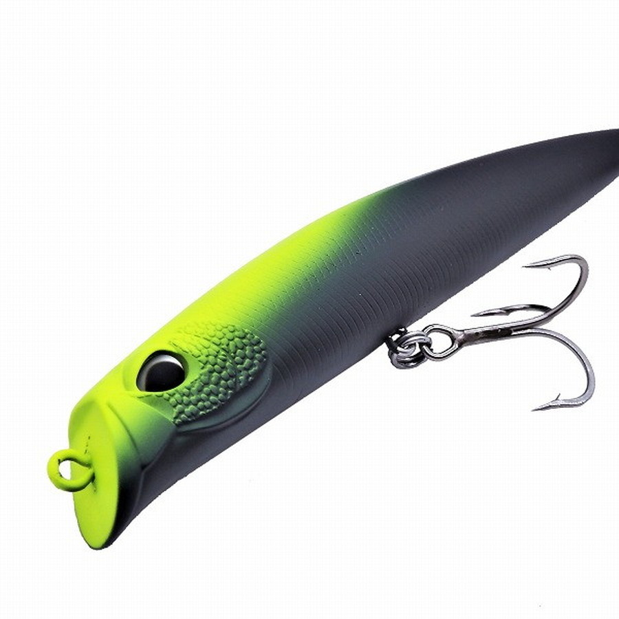 Zeeee! シーバスルアー セイラン130F マットブラックチャートライン 【24Y限定カラー】