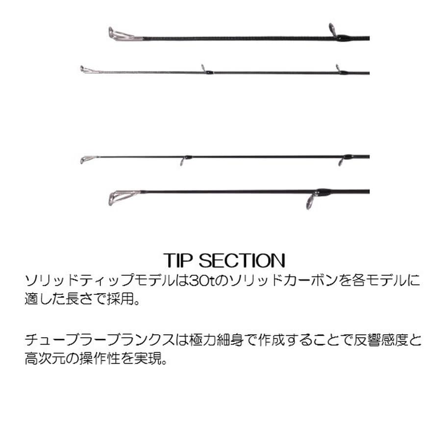 ゼスタ(XESTA) ブラックスター B75MH-S マルチブラスター(ベイト/2ピース)