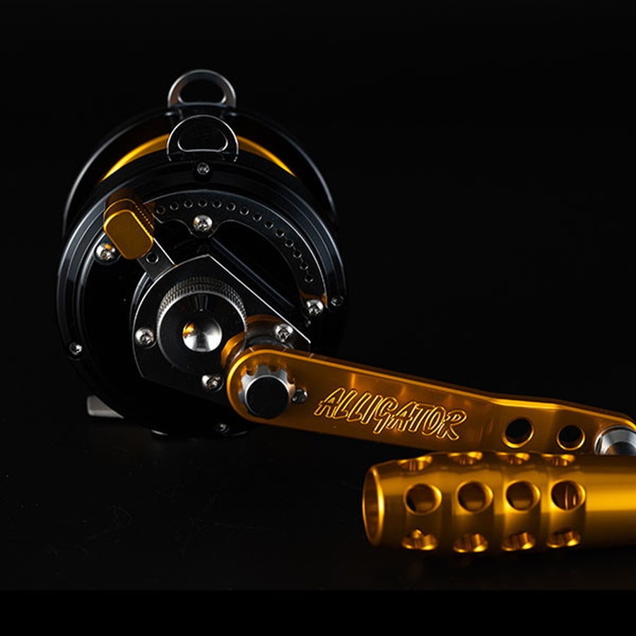 アリゲーター 両軸リール バトル20GT BG-R alphatackle LTD BLACK GOLD(右)