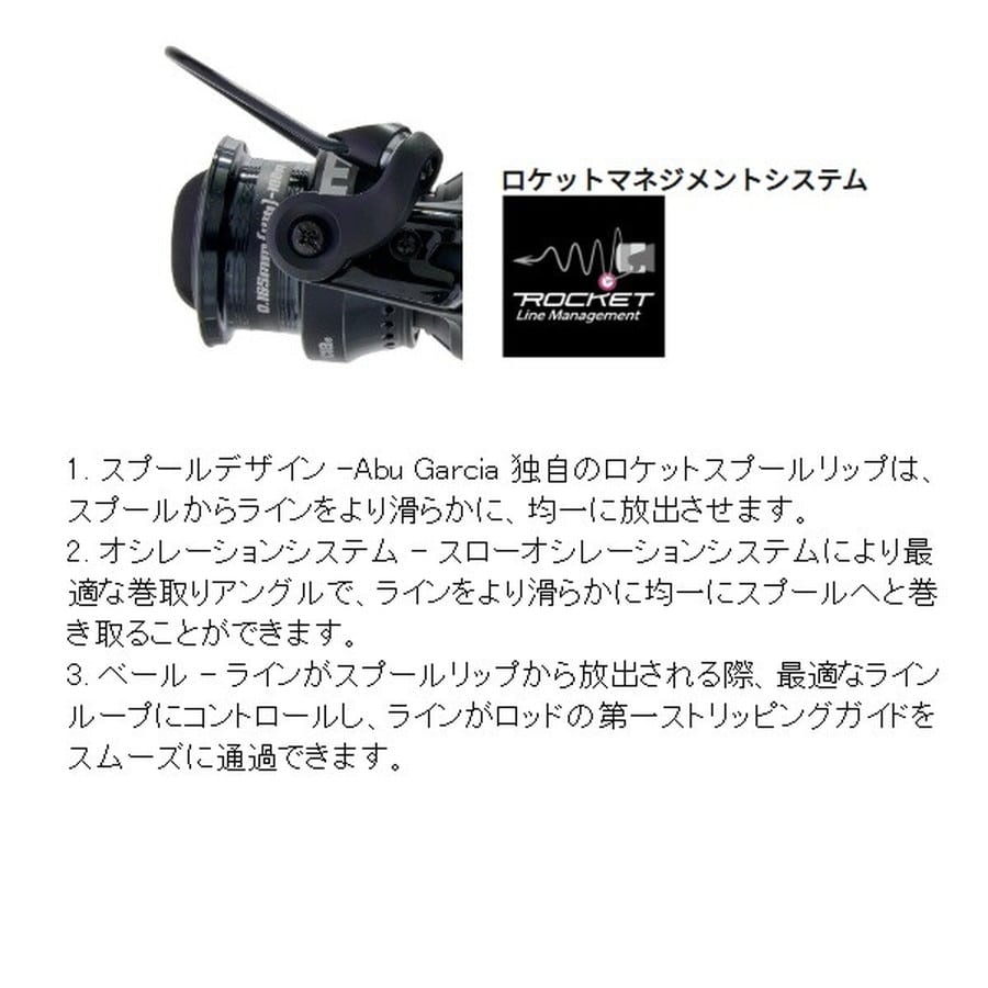 アブガルシア スピニングリール マックス SX スピニング(Max SX SP) 750S