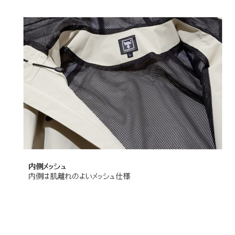 ジャッカル レインウェア JA-A003 ウェーディングショートジャケット エクリュ XL