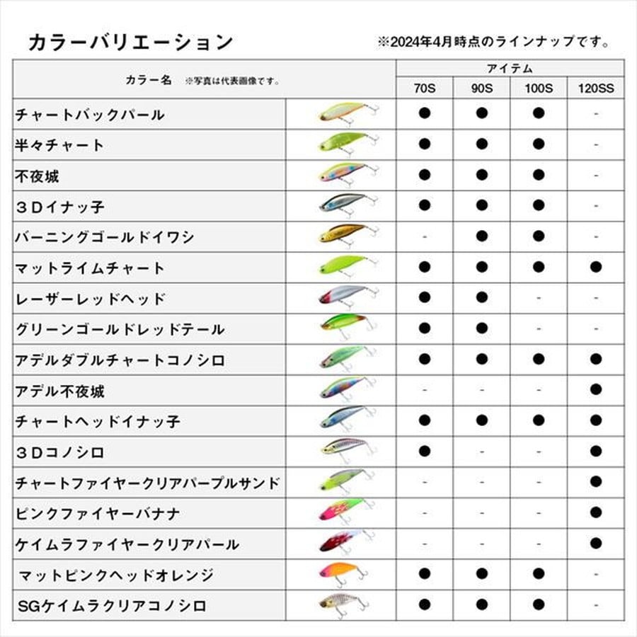 ダイワ シーバスルアー モアザン レイジーファシャッド 100S SGケイムラクリアコノシロ