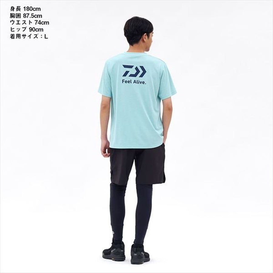 ダイワ ウェア DE-8126 ショートスリーブシェードシャツ Feel Alive マルチヘイズカモ 2XL