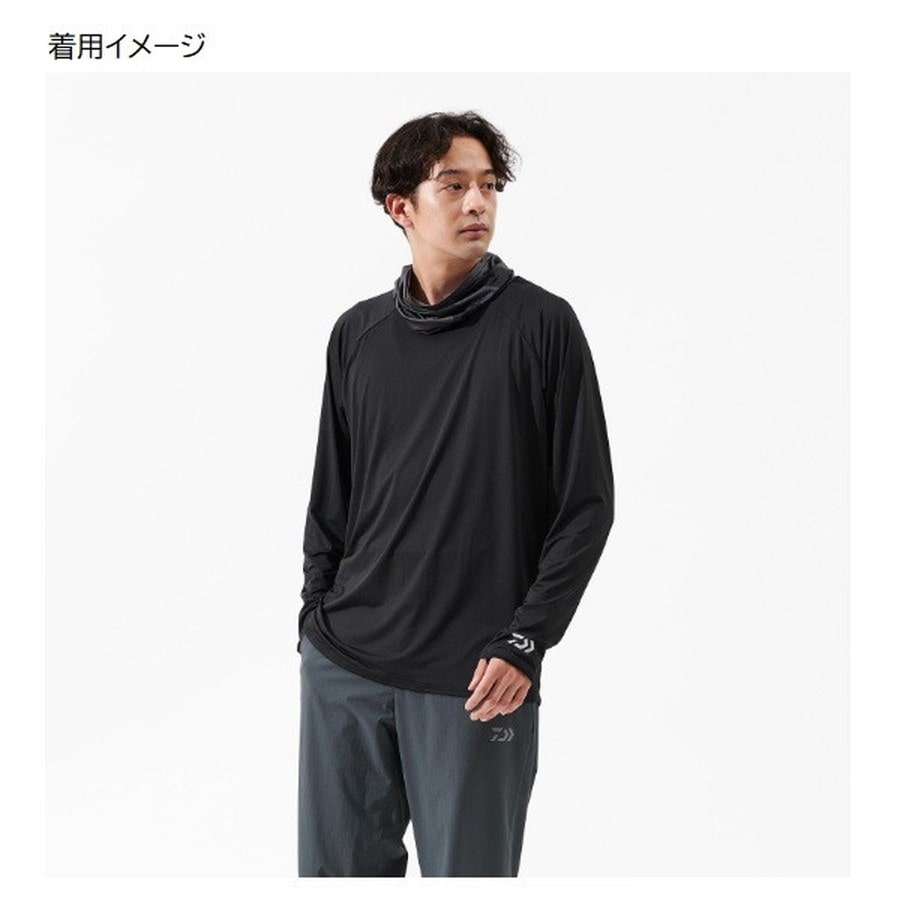 ダイワ ウェア DE-6025 ICEDRY ラッシュガードハイネック ガンメタル 2XL