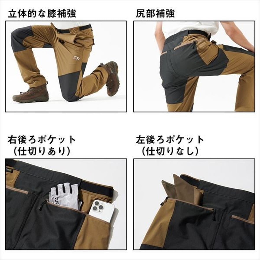 ダイワ ウェア DP-3225 CORDURA ブッシュパンツ ダルグリーン M