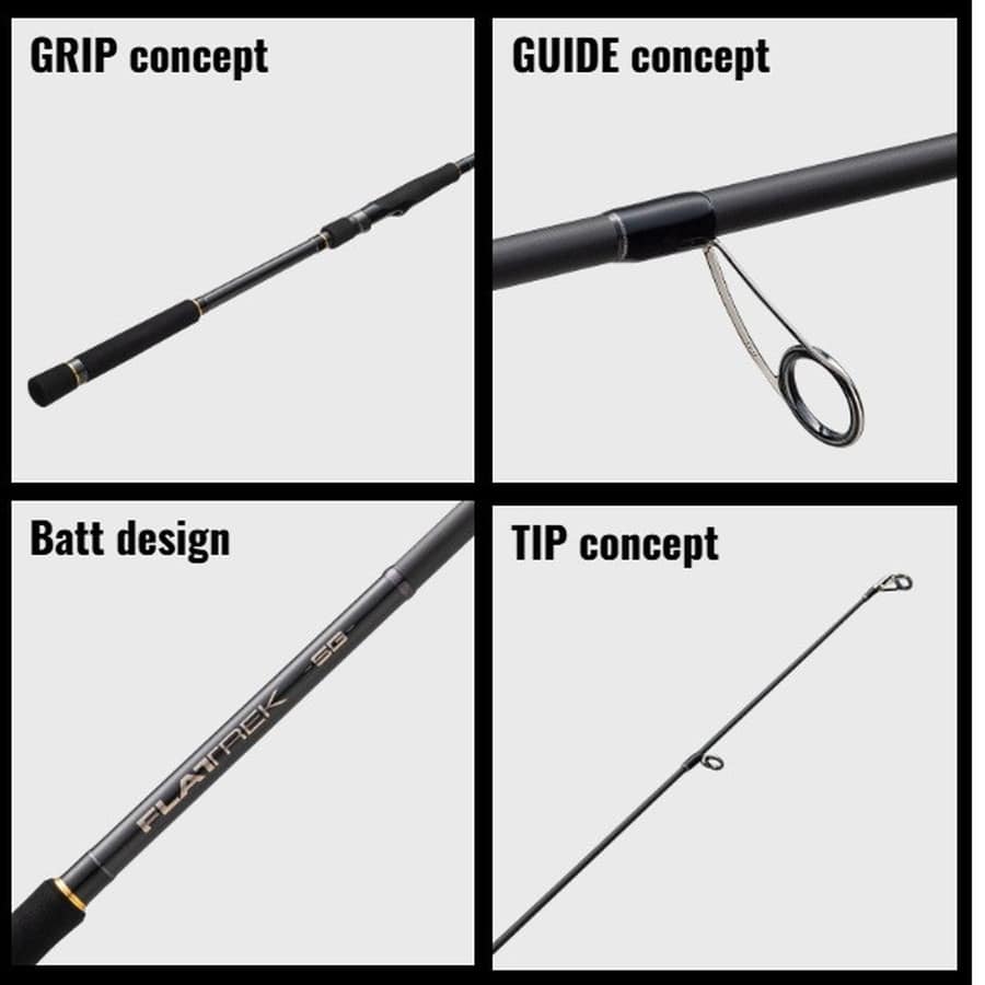 メジャークラフト シーバスロッド フラットレック5G FR5-10102M+(スピニング/2ピース)