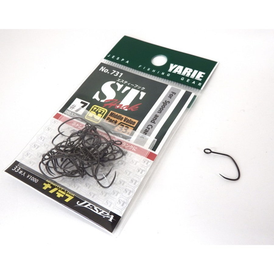 ヤリエ シングルフック STフック ナノテフ7号 平打