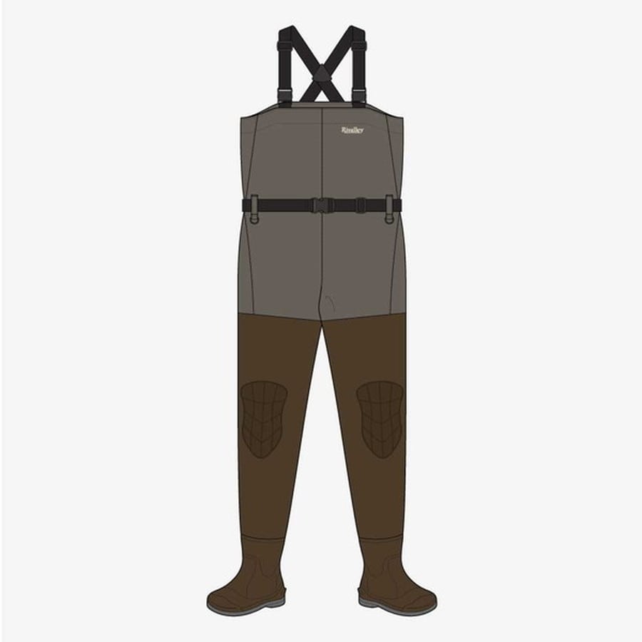 双進 ウェーダー 5464 RV ハイブリッドウェーダーCR グレージュ 2XL