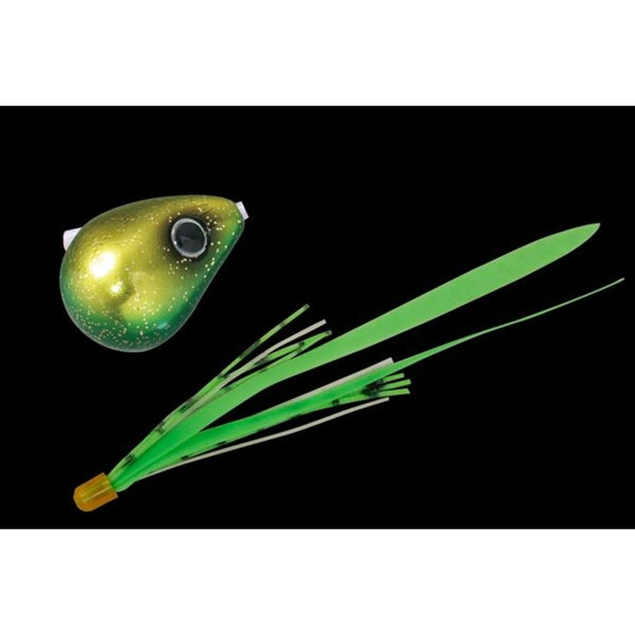 ジャッカル 爆流 鉛式ビンビン玉スライド 45g ラメグリキン/蛍光グリーンT+