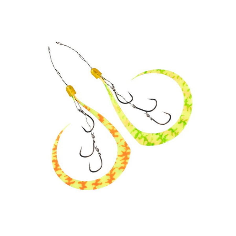 ジャッカル タイラバ 鯛ラバ ビンビンフック無双ネクタイフックセット 3本針 パロットチャート