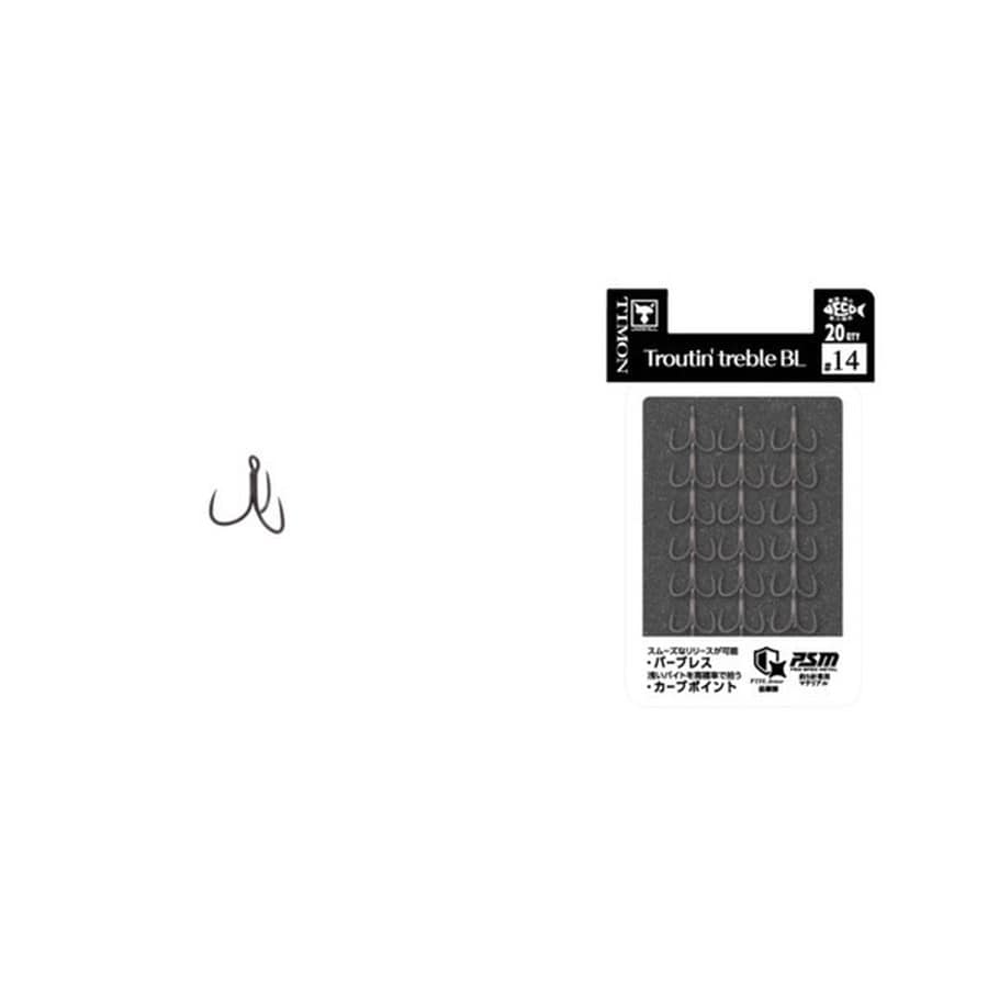 ジャッカル トリプルフック TIMONトラウティントレブルBL 20P 14