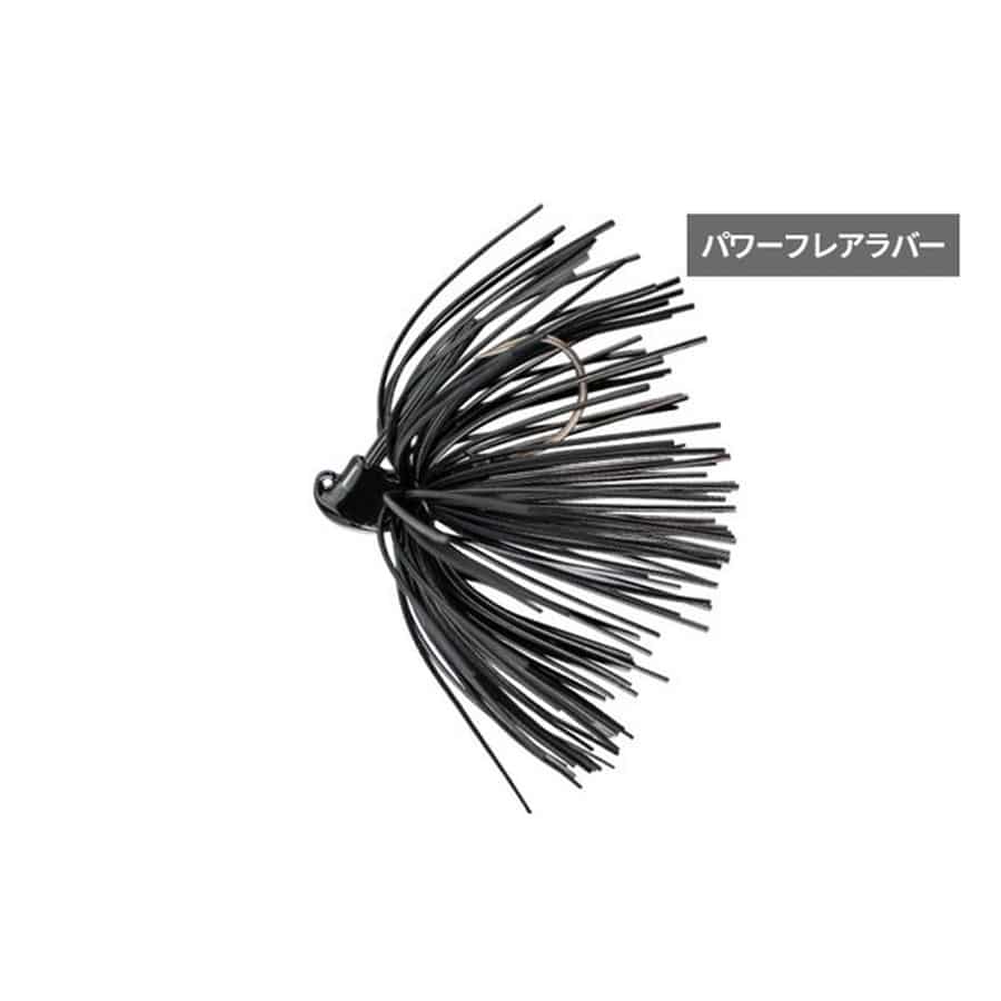 ジャッカル ラバージグ アナーキー パワーフレア 9g ソリッドブラック