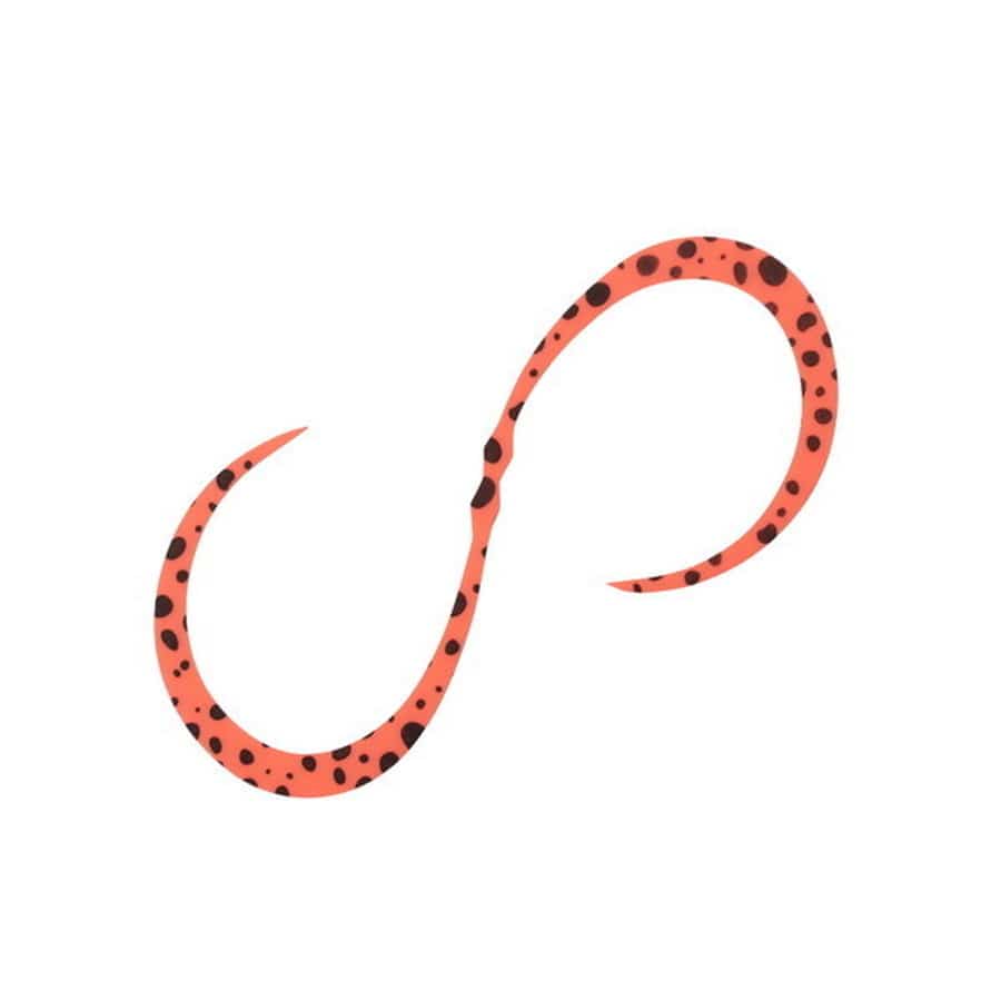 ジャッカル タイラバ 鯛ラバ ビンビン玉カスタムネクタイ カーリー ブライトオレンジドット