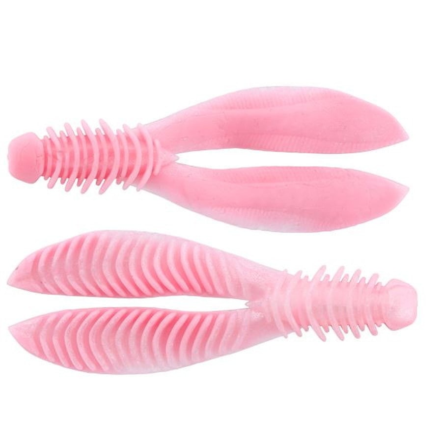 ジャッカル ワーム リビングバニー3.8インチ エラストマー イチゴミルク