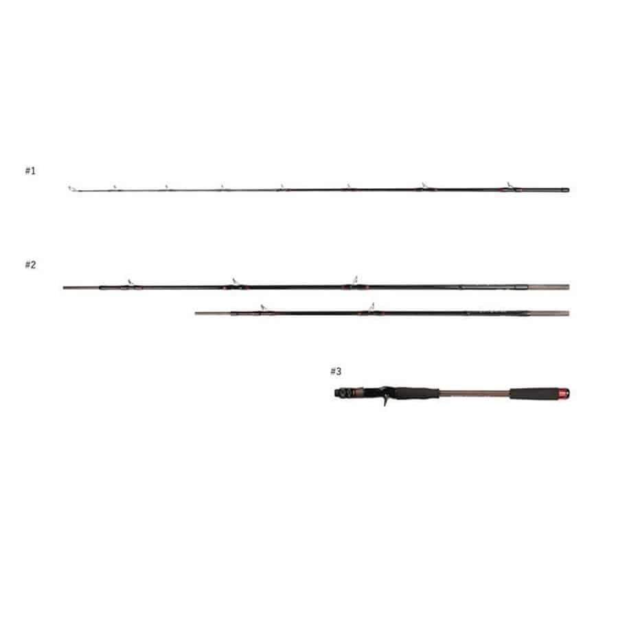 ゼニス シーバスロッド ルビナベスティア LB-B85/763H (ベイト/変則3ピース)