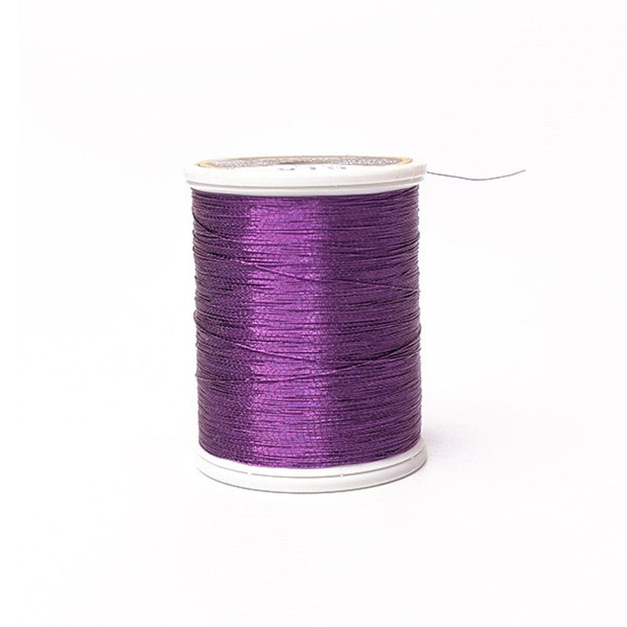 ジャストエース メタリックスレッド (C)太糸 100m 919 パープル