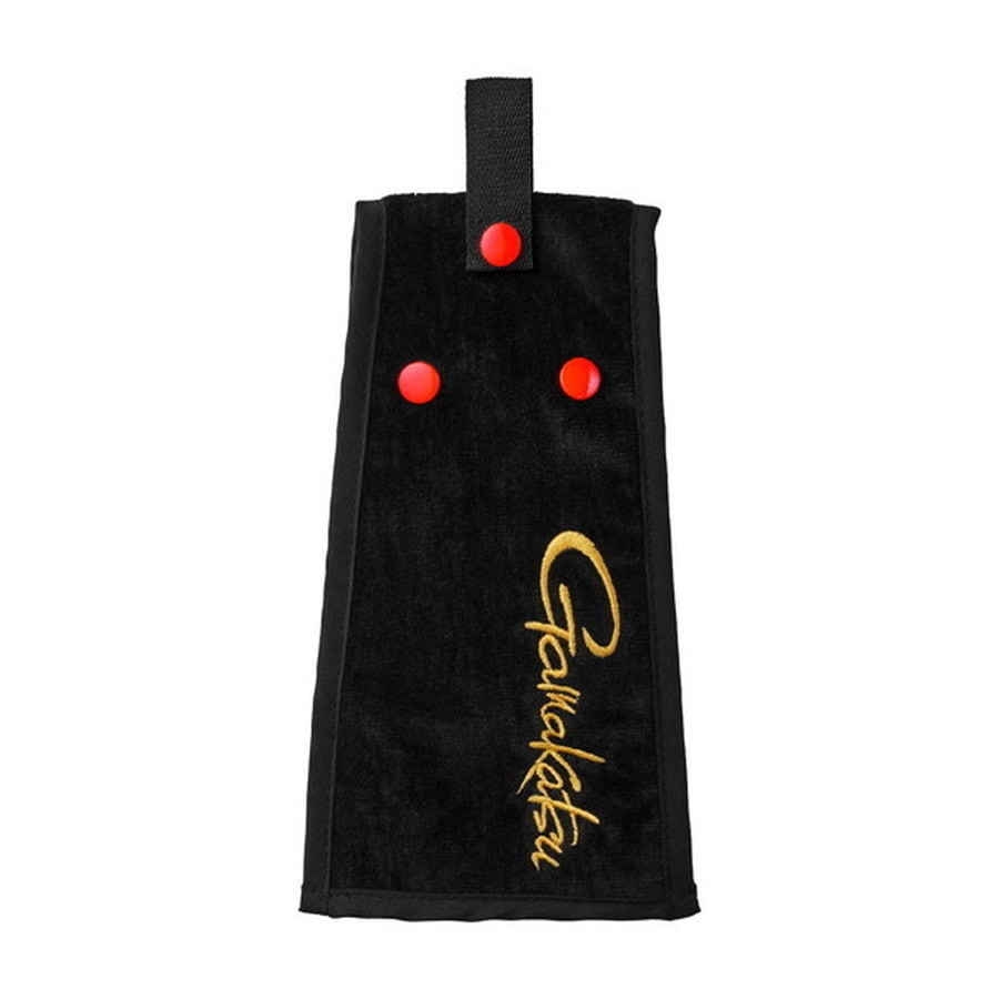 がまかつ フィッシングタオル GM2615 ブラック (Gamakatsu)