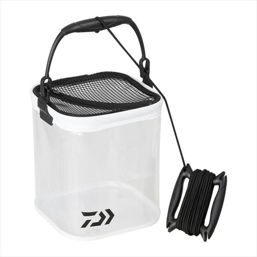 ダイワ バケツ 活かし水くみ M23CM(J) クリアホワイト