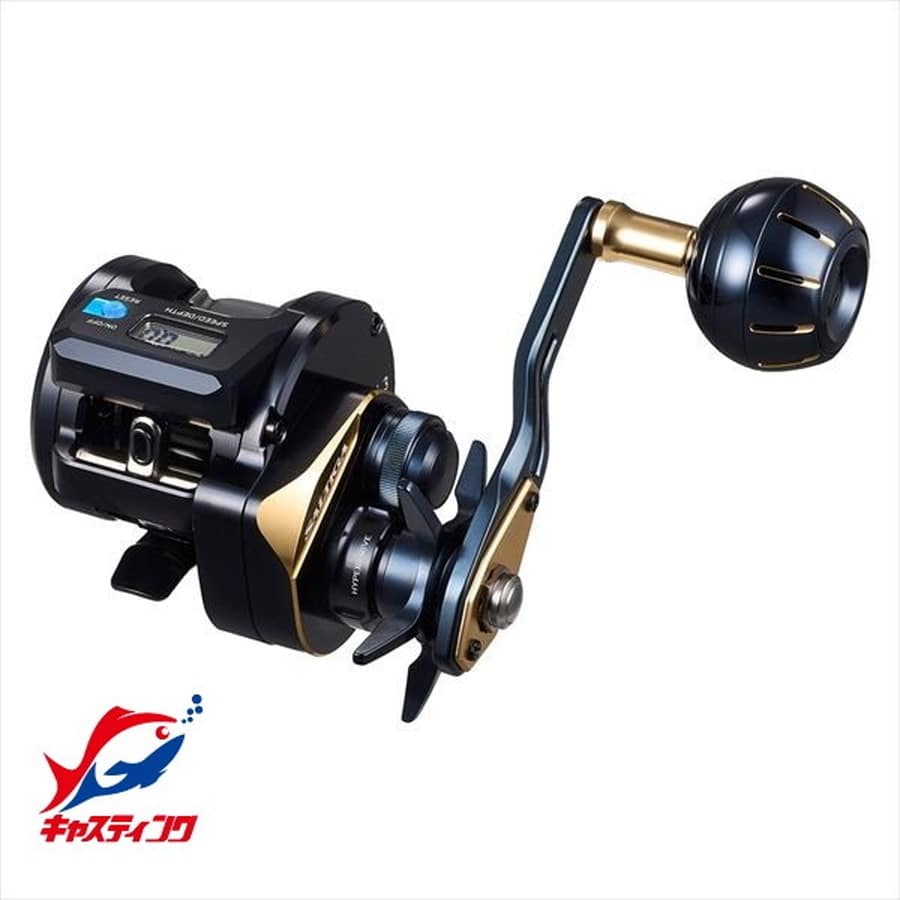 ダイワ ベイトリール 25ソルティガIC 100L-C(左)