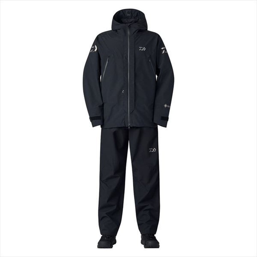 ダイワ レインウェア DR-1825 GORE-TEX コンビアップレインスーツ ブラック XL