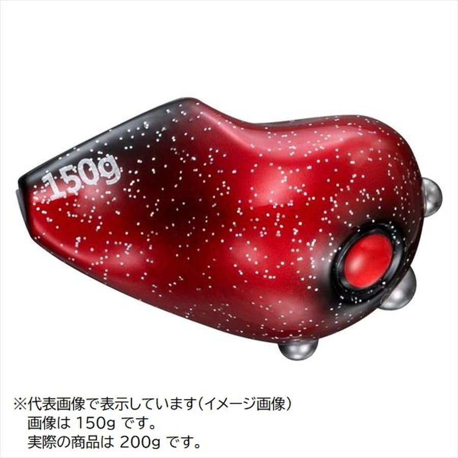 ダイワ タイラバ 鯛ラバ 紅牙カレントブレイカートリニティβヘッド 200g 紅牙レッド