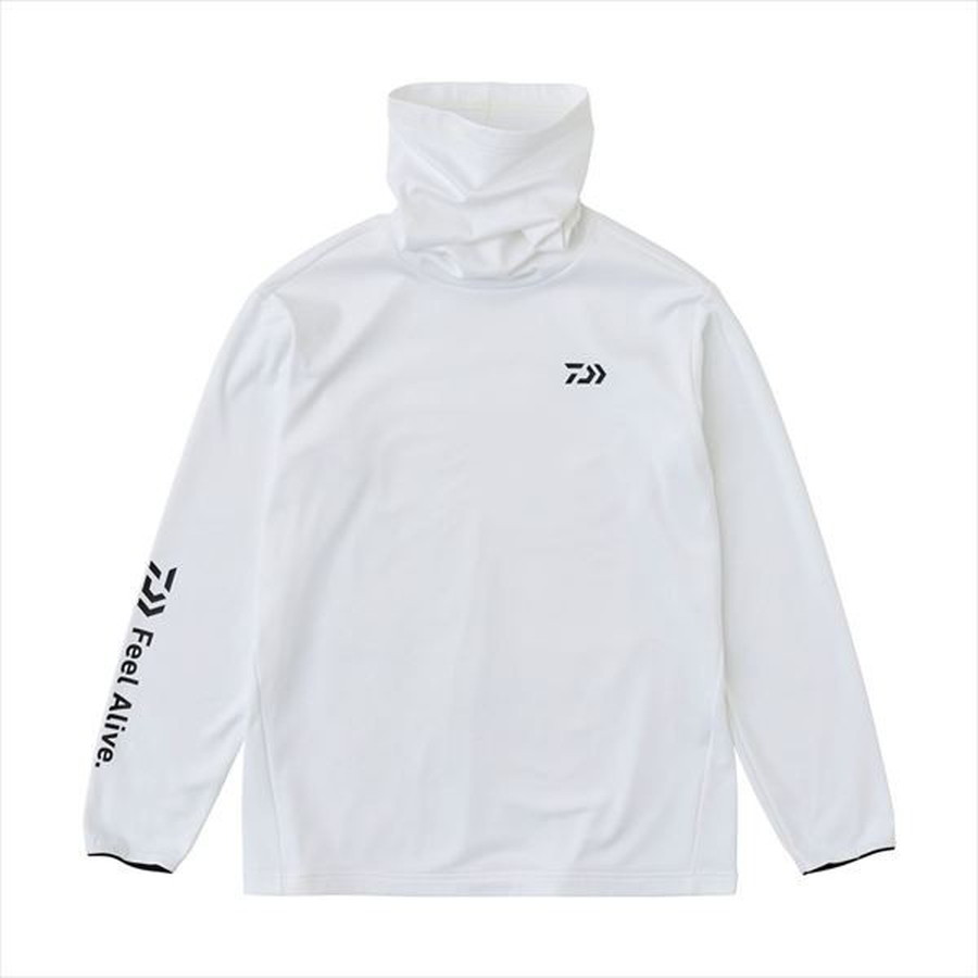 ダイワ ウェア DE-9325 ストレッチシャツネックウォーマー ホワイト L