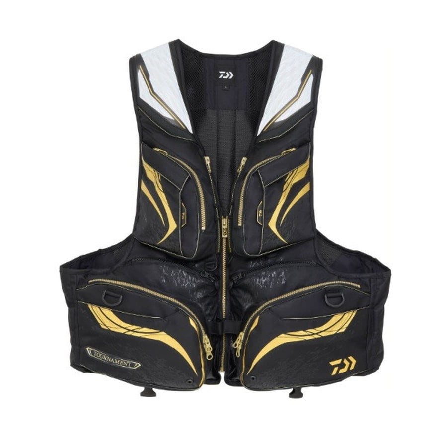 Daiwa トーナメントストレッチジャケットパンツ（上下セット） 黒/金　L Amazon.co.jp: ダイワ(DAIWA) トーナメント ジャージスーツ ブラック