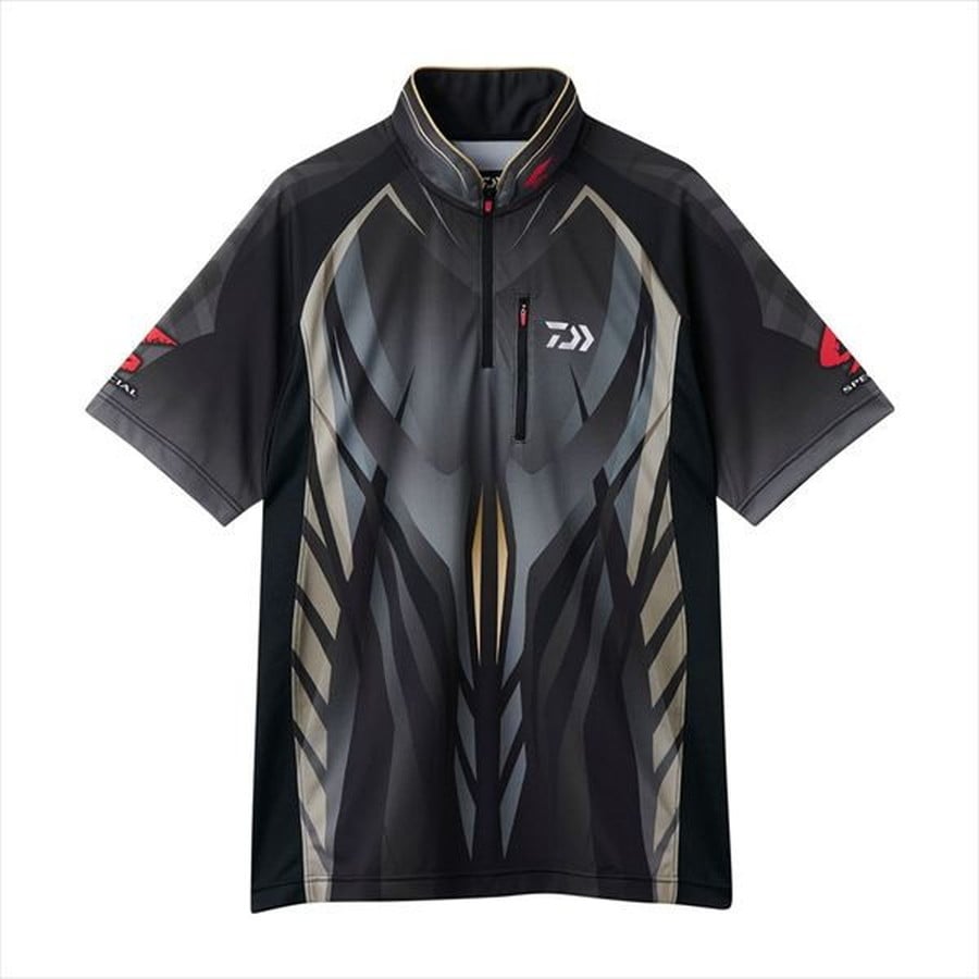 ダイワ ウェア DE-7125 スペシャルハーフスリーブシャツ マスターブラック M