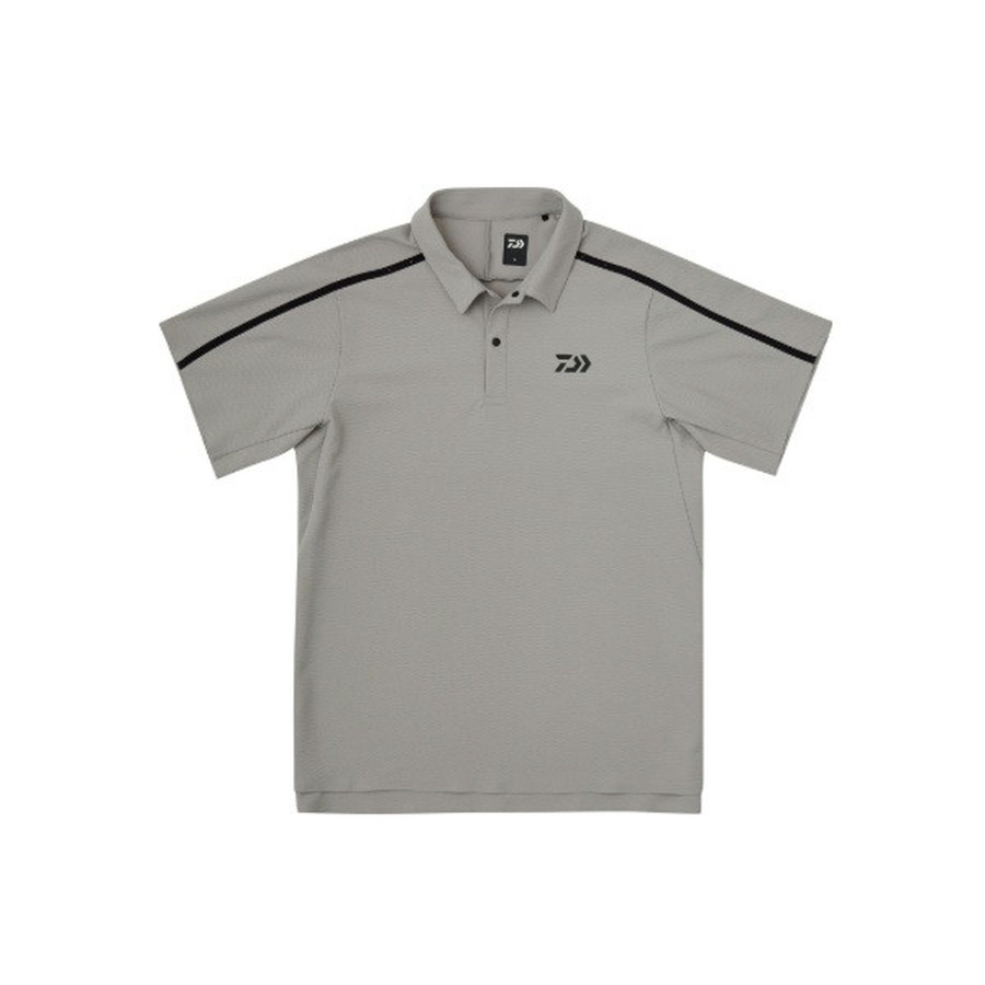 ダイワ ウェア DE-9426 サンブロックドライポロシャツ グレー M