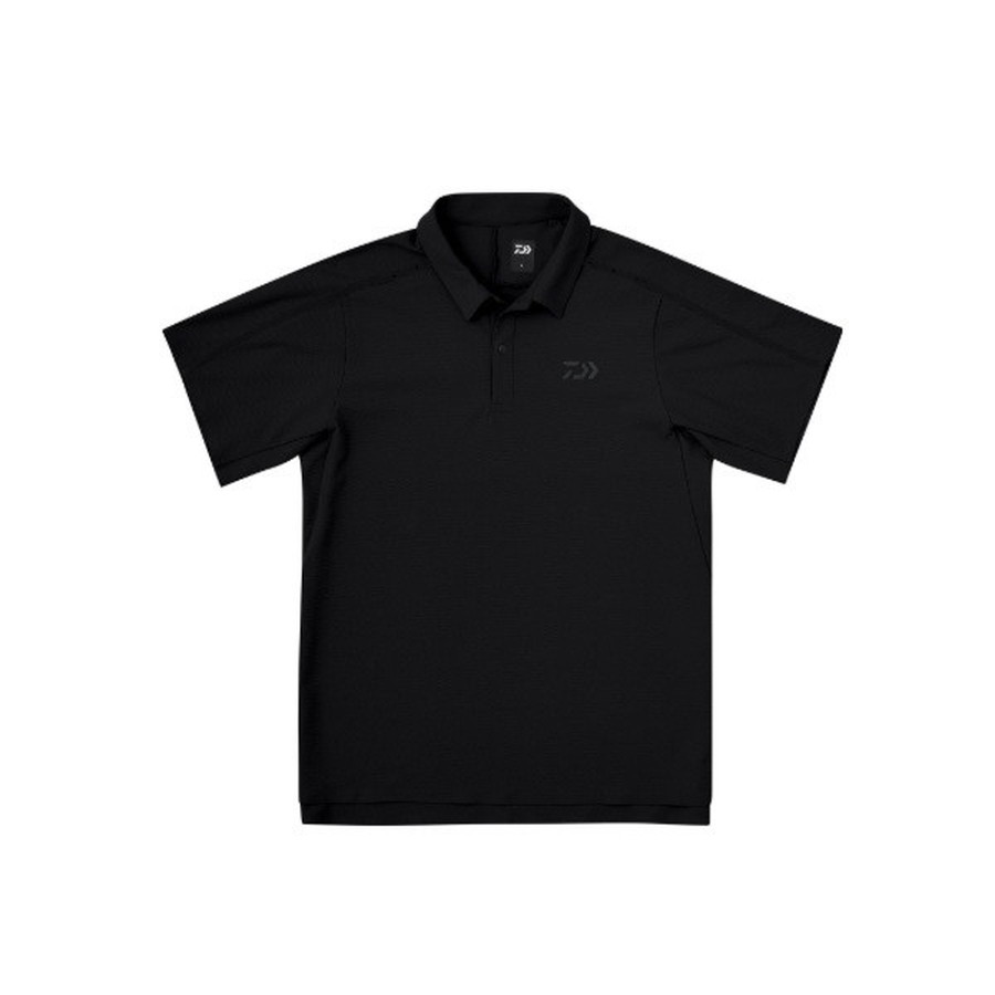 ダイワ ウェア DE-9426 サンブロックドライポロシャツ ブラック S