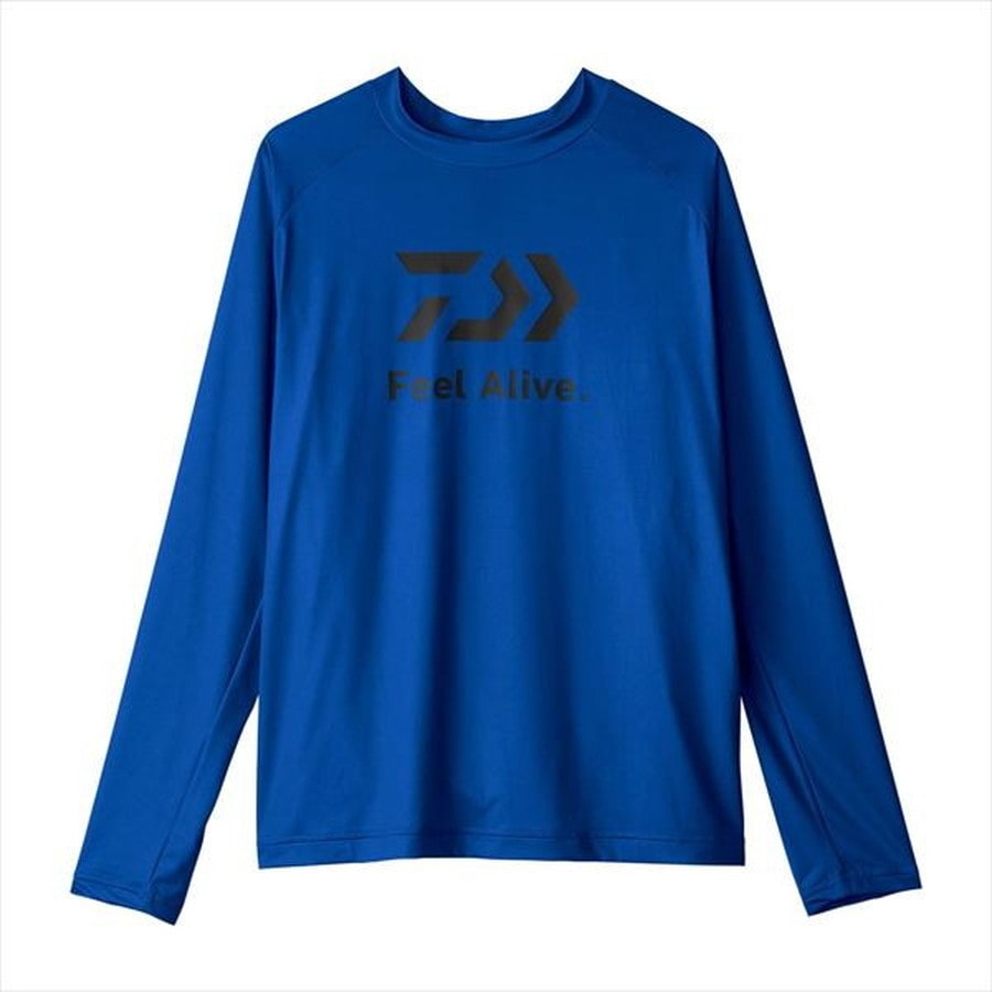 ダイワ ウェア DE-6225 ICEDRY ロングスリーブシャツ マリンブルー 2XL