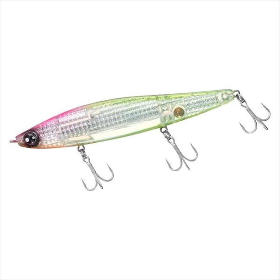 ダイワ シーバスルアー モアザン スイッチヒッター レーザーインパクト 120F+R-LI LIピンクヘッドクリアチャート