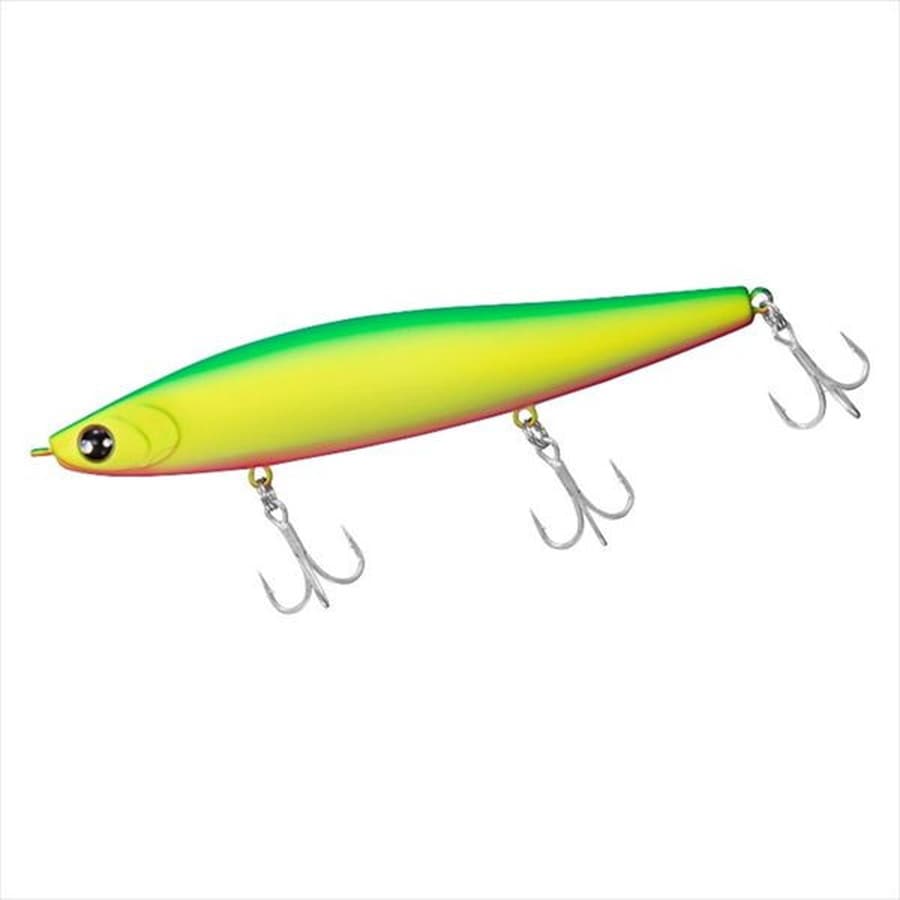 ダイワ シーバスルアー モアザン スイッチヒッター120F+R マットライムピンクベリー