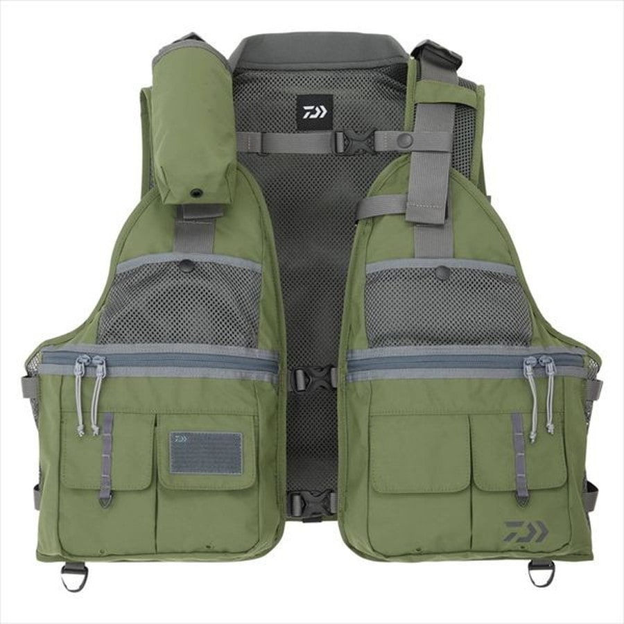 ダイワ フィッシングベスト DV-3226 ネイティブクリークベスト カーキ フリー