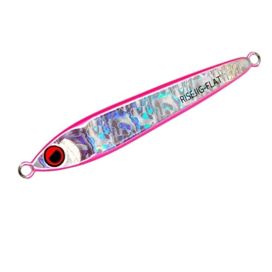 ライズジャパン メタルジグ ライズジグ フラット 45g #RJ06 サイドピンク