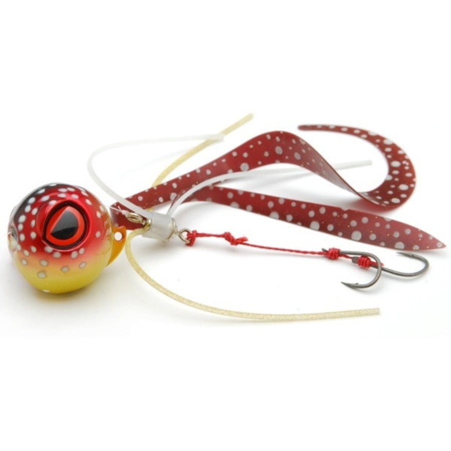 ライズジャパン タイラバ 鯛ラバ なみだま めだま(MEDAMA) 80g #ND08 イカグロードット