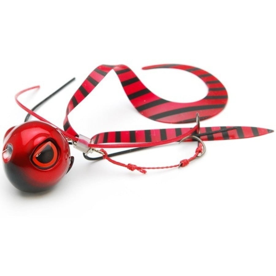 ライズジャパン タイラバ 鯛ラバ なみだま めだま(MEDAMA) 125g #ND02 アカクロ