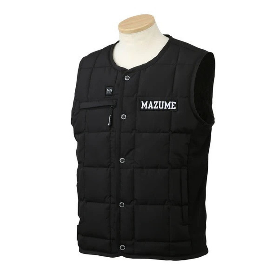 オレンジブルー 防寒服アウター MZFW-879 mazume ヒーターベスト ブラック 3L