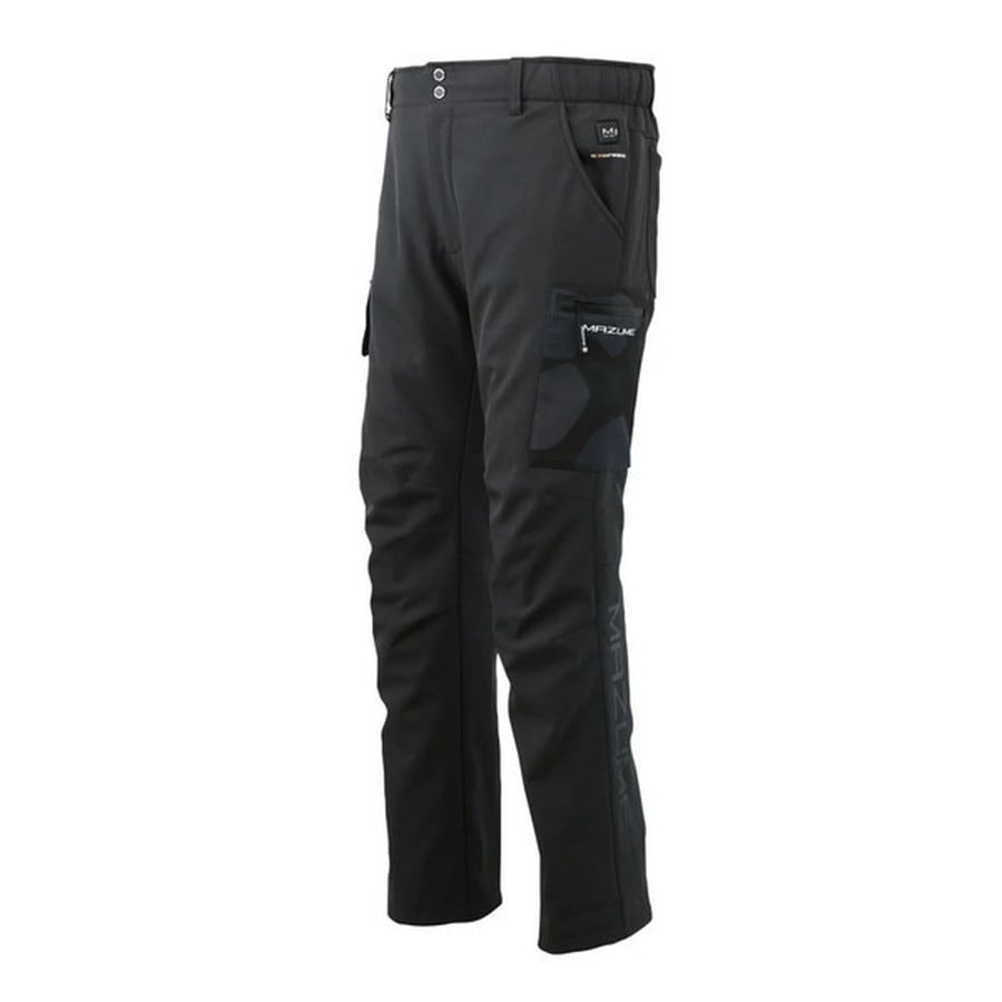 オレンジブルー 防寒服アウター MZFW-880 mazume ヒーターウインドカットパンツ ブラック M