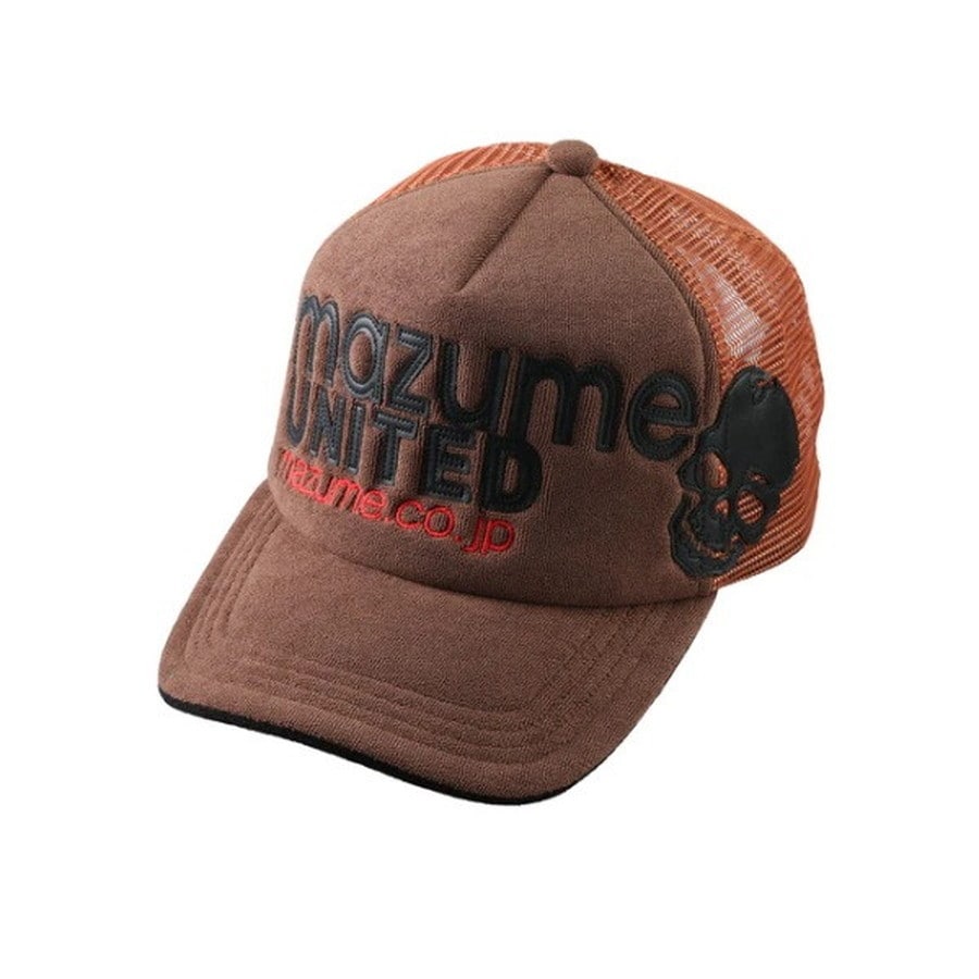 オレンジブルー 帽子 MZCP-940 mazume キャップ ブラウン フリー