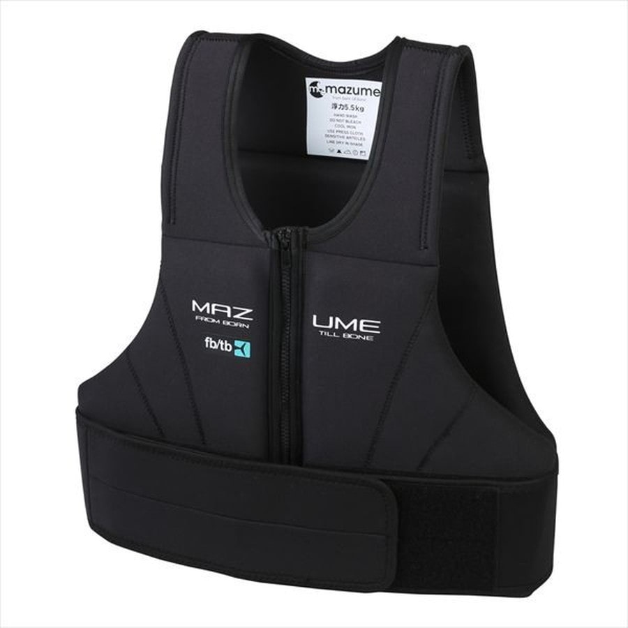 マズメ ライフジャケット MZLJ-941 mazume Floating Support Vest ブラック フリー