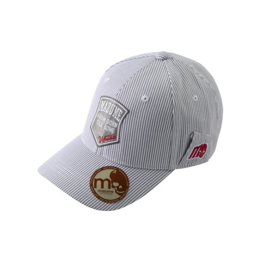 オレンジブルー 帽子 MZCP-949 mazume ヒッコリー CAP グレー フリー