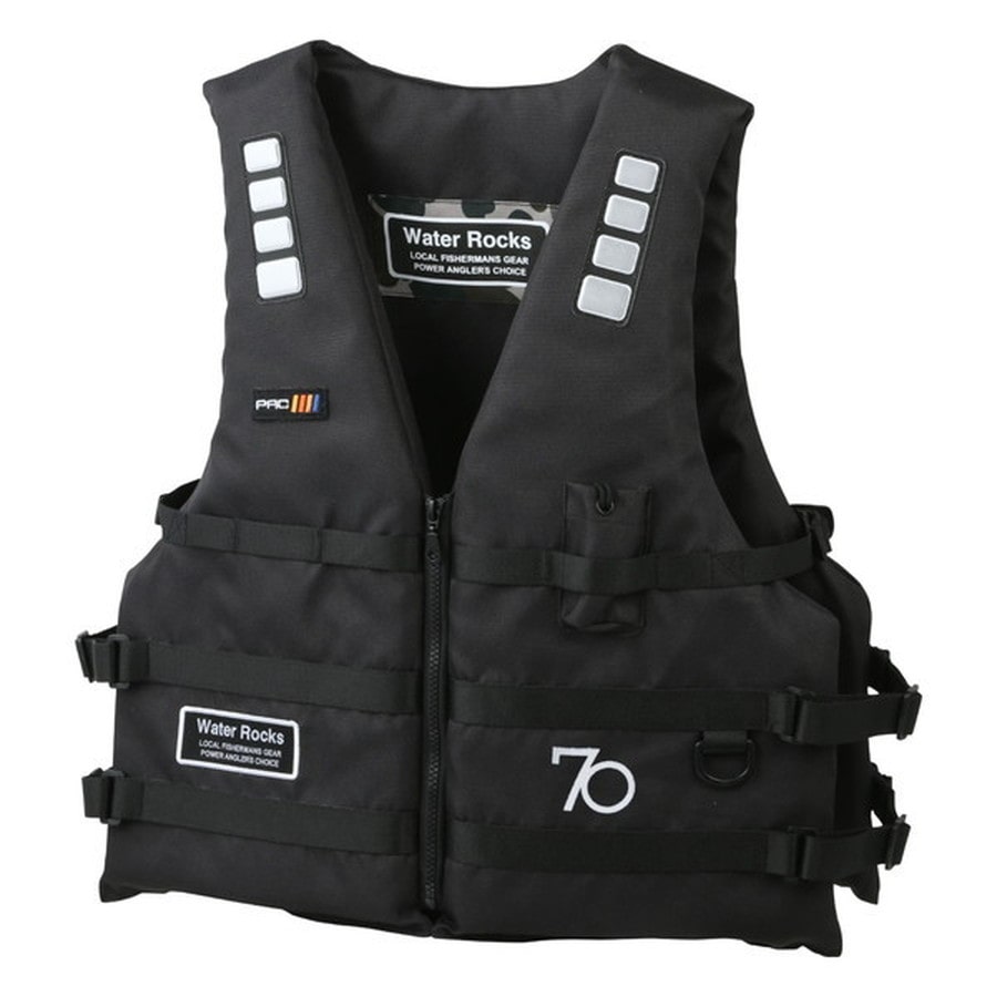 オレンジブルー ライフジャケット WRLV-3159 WR PACベスト 70kg ブラック