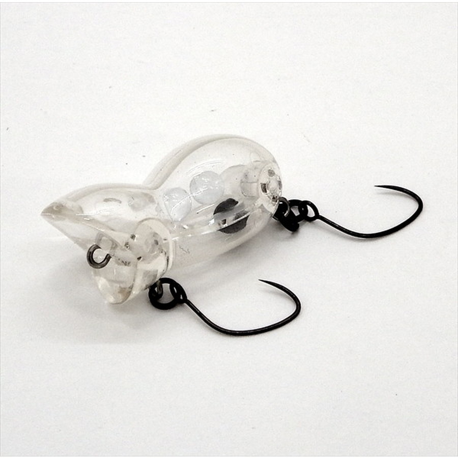 ロデオクラフト トラウトプラグ にゃんプップ ラトルin #1 クリアー