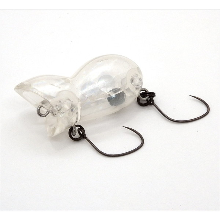 ロデオクラフト トラウトプラグ にゃんプップ ラトルin #4 クリアーホロ